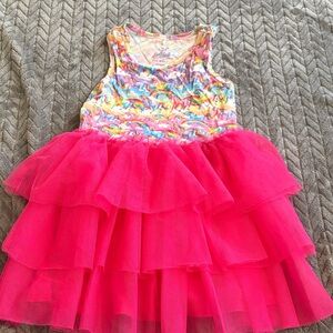 Posh Peanut Lisa Frank Unicorn Print Dress